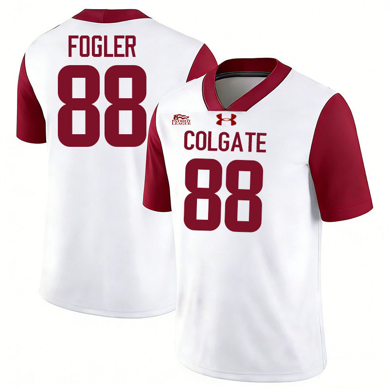 Colgate Raiders #88 Matt Fogler College Football Jerseys,Uniforms-White Colgate Raiders #88 Matt Fogler College Football Jerseys,Uniforms-White